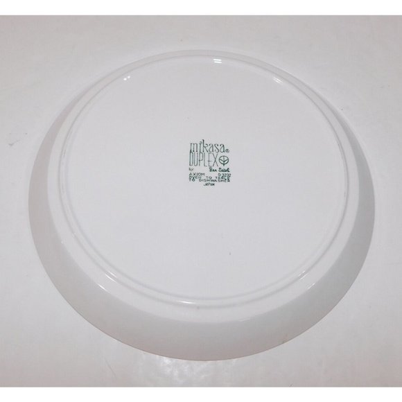 VTG MCM Mikasa Duplex Ben Seibel AXIOM 12.5" Serving Platter White Orange Black - Picture 6 of 7